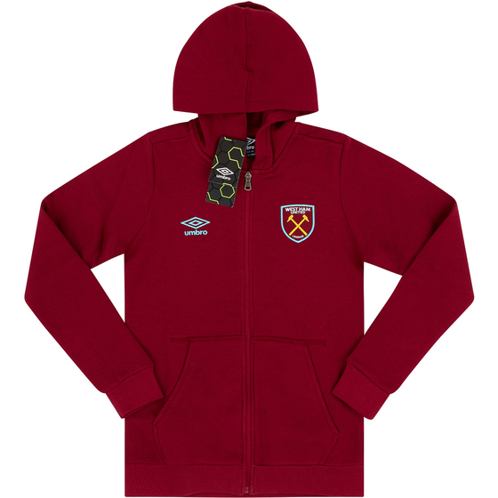 2021-22 West Ham Umbro Hooded Jacket - NEW - (KIDS)