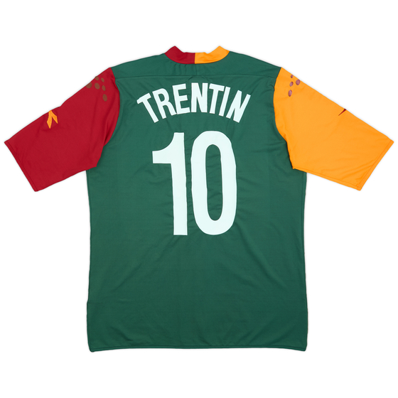 2005-06 Roma Cup Away Shirt Trentin #10 - 8/10 - (XL)