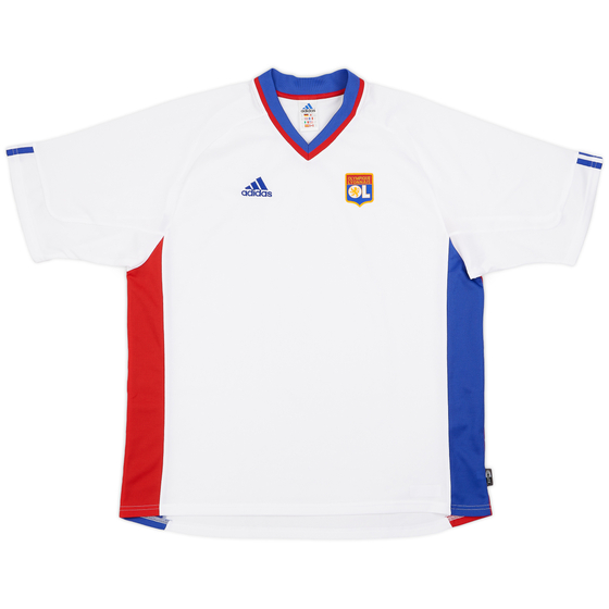 2001-02 Lyon Home Shirt - 9/10 - (XL)