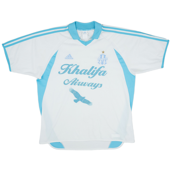 2001-02 Olympique Marseille Home Shirt - 6/10 - (XL)