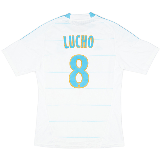 2010-11 Olympique Marseille Home Shirt Lucho #8 - 8/10 - (M)
