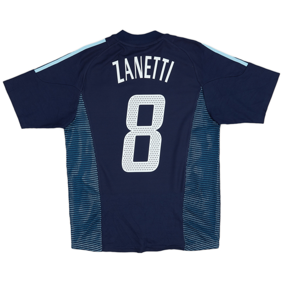 2002-03 Argentina Away Shirt Zanetti #8 - 9/10 - (S)