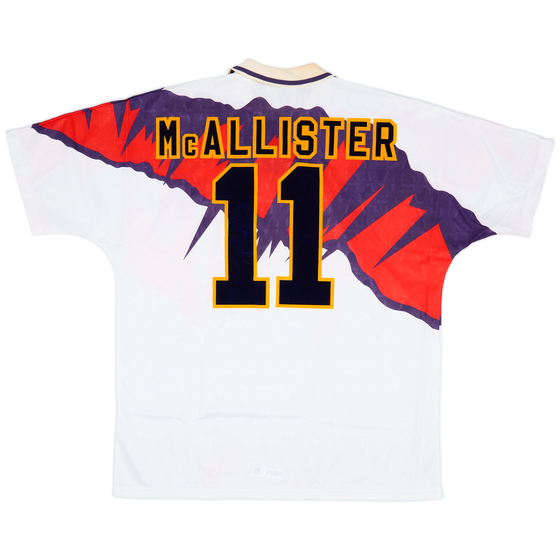 1991-93 Scotland Away Shirt McAllister #11 - 9/10 - (XL)