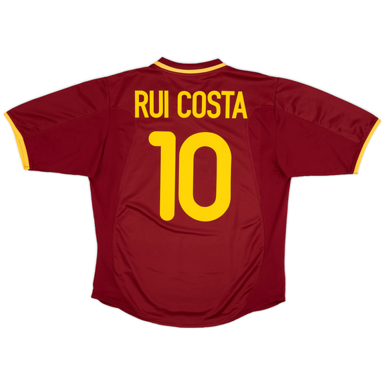 2000-02 Portugal Home Shirt Rui Costa #10 - 8/10 - (M)