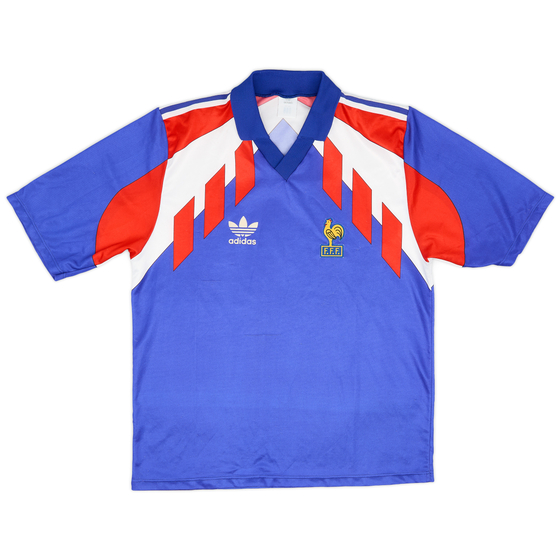 1990-92 France Home Shirt - 8/10 - (L)