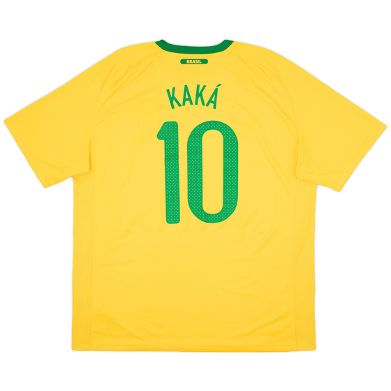 2010-11 Brazil Home Shirt Kaka #10 - 9/10 - (XL)