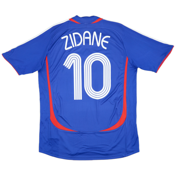 2006-07 France Home Shirt Zidane #10 - 9/10 - (M)