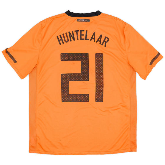 2010-11 Netherlands Home Shirt Huntelaar #21 - 4/10 - (L)