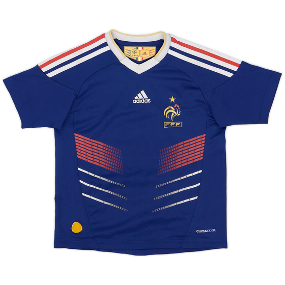 2009-10 France Home Shirt - 6/10 - (7-8 Years)