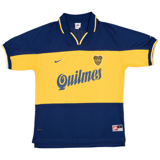 1998-00 Boca Juniors Home Shirt - 9/10 - (L)
