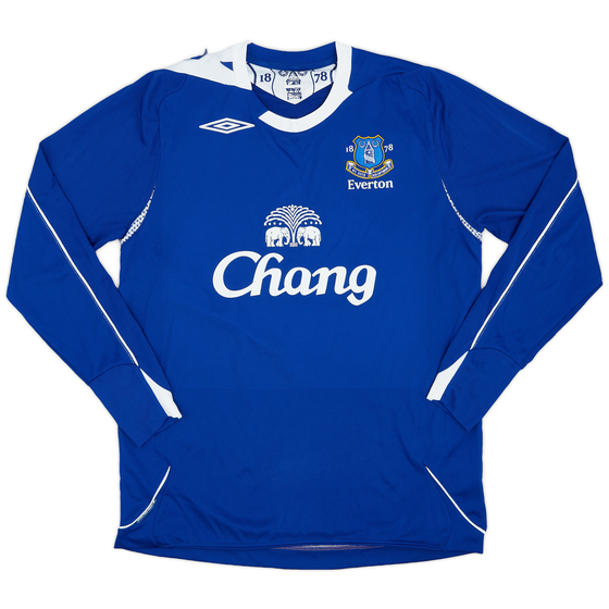 2006-07 Everton Home L/S Shirt - 7/10 - (M)