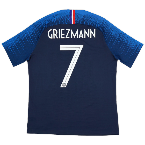 2018 France Authentic Home Shirt Griezmann #7 - 9/10 - (L)