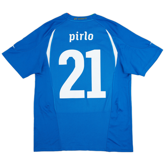 2010-12 Italy Home Shirt Pirlo #21 - 5/10 - (L)