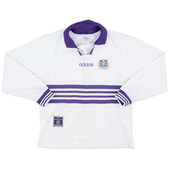 1997-98 Anderlecht Home L/S Shirt - 8/10 - (M.Boys)