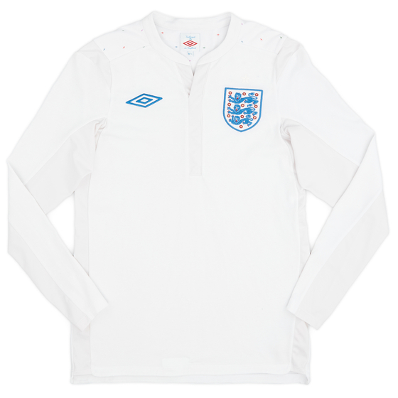 2010-11 England Home L/S Shirt - 8/10 - (XS)