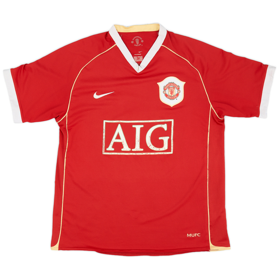 2006-07 Manchester United Home Shirt - 4/10 - (M)