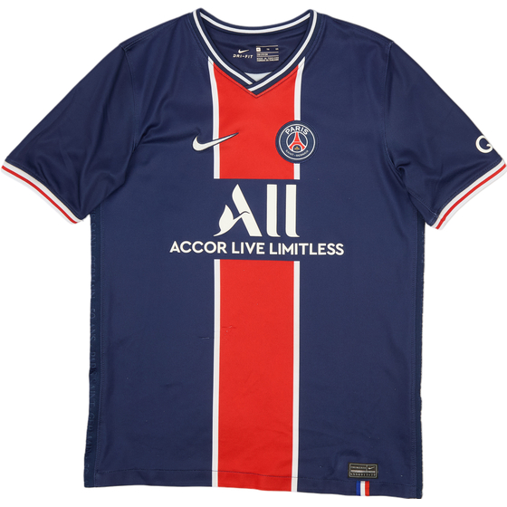 2020-21 Paris Saint-Germain Home Shirt - 8/10 - (XL.Boys)