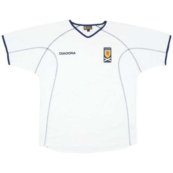 2003-05 Scotland Diadora Training Shirt - 7/10 - (L)