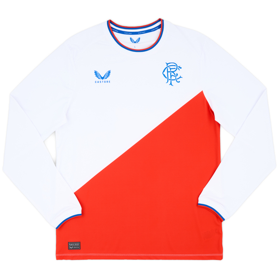 2022-23 Rangers Authentic Away L/S Shirt - As New