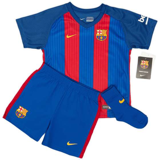 2017-18 Barcelona Home Full Kit (BABY)