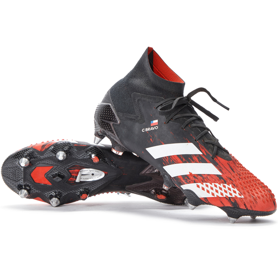 2020 adidas Training Worn Predator Mutator 20.1 Football Boots (Claudio Bravo) - 8/10 - SG 10½