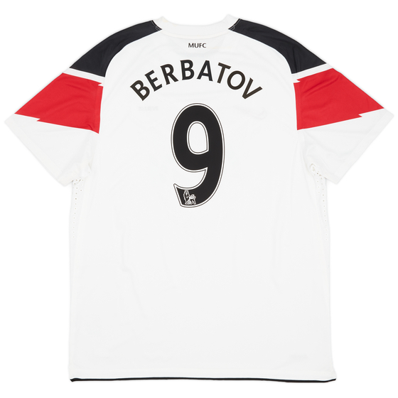 2010-12 Manchester United Domestic Player Issue Away Shirt Berbatov #9 (XL)