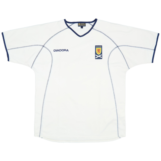 2003-05 Scotland Diadora Training Shirt - 8/10 - (L)