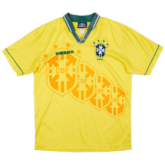1994 Brazil Home Shirt - 8/10 - (L)