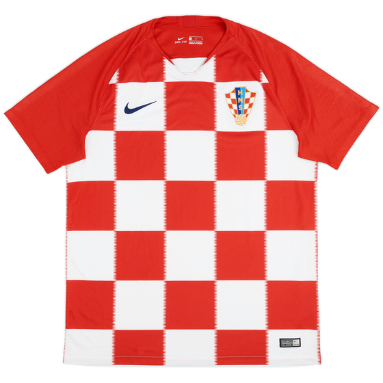 2018-19 Croatia Home Shirt - 9/10 - (L)