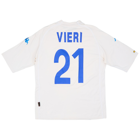 2000-01 Italy Away Shirt Vieri #21 - 5/10 - (L)