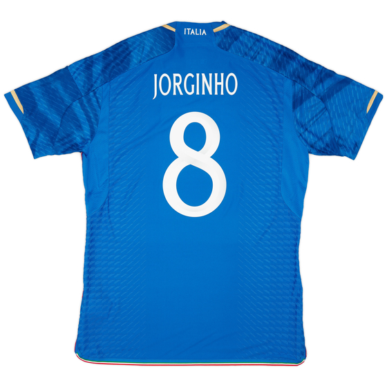 2023-24 Italy Authentic Home Shirt Jorginho #8 (M)