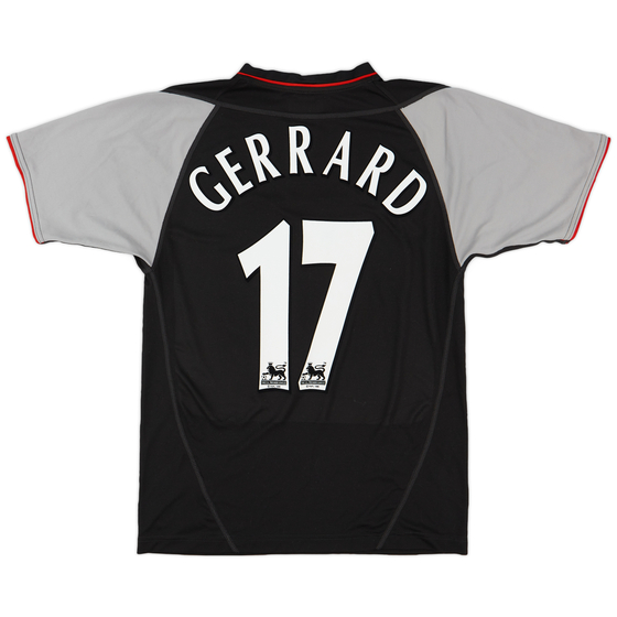2002-04 Liverpool Away Shirt Gerrard #17 - 9/10 - (S)