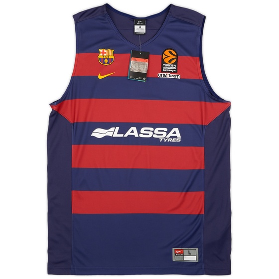2015-16 Barcelona Basketball Home Jersey (XL)