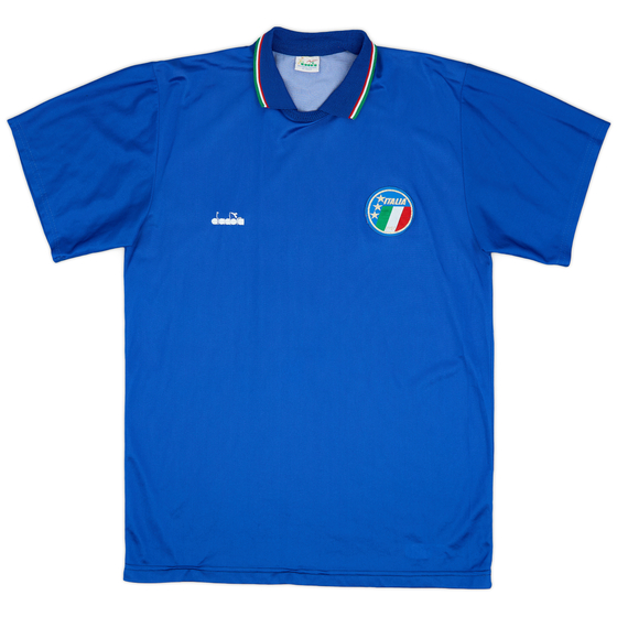 1986-91 Italy Home Shirt - 8/10 - (XL)