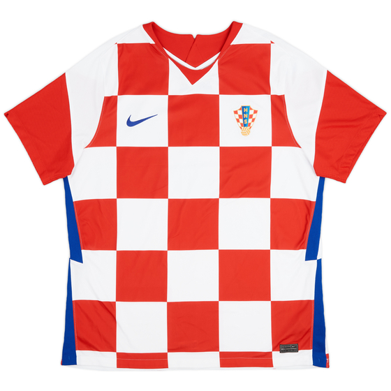 2020-21 Croatia Home Shirt - 9/10 - (XL)