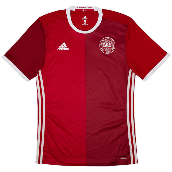2015-16 Denmark Player Issue Home Shirt - 8/10 - (M)
