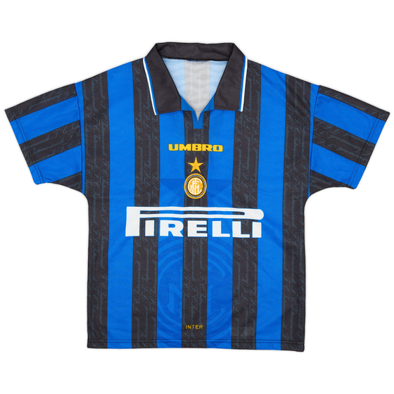 1996-97 Inter Milan Home Shirt - 8/10 - (Y)