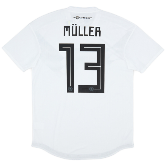 2018-19 Germany Authentic Home Shirt Müller #13 (L)