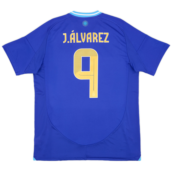 2024-25 Argentina Away Shirt J.Alvarez #9