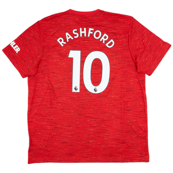 2020-21 Manchester United Home Shirt Rashford #10 (XXL)