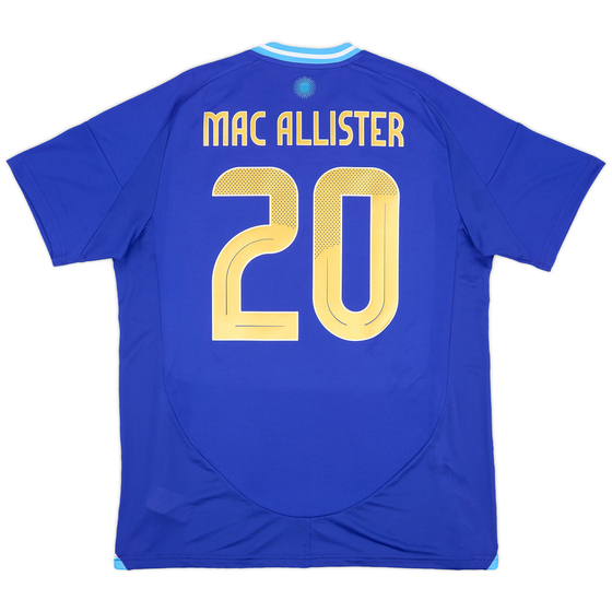 2024-25 Argentina Away Shirt Mac Allister #20