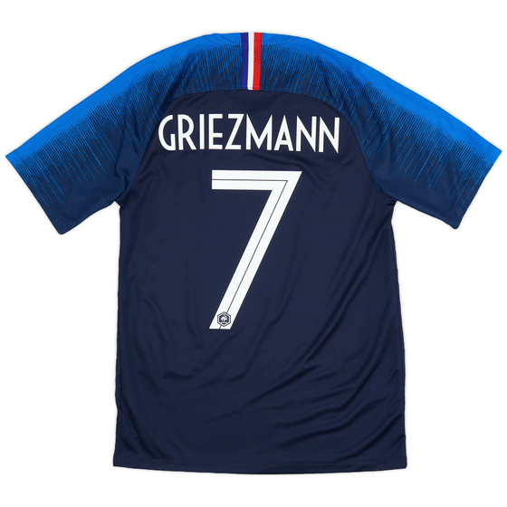 2018 France Home Shirt Griezmann #7 - 10/10 - (S)
