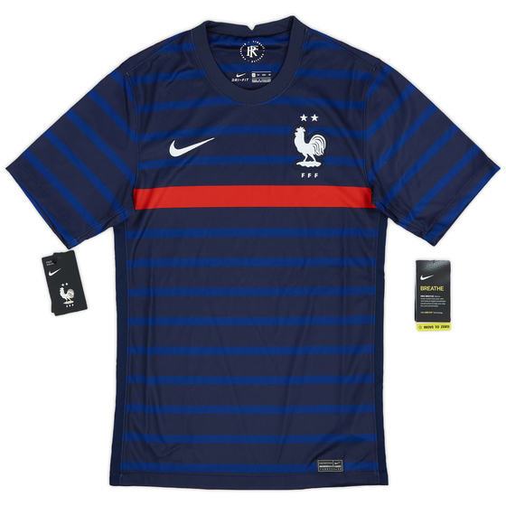 2020-21 France Home Shirt (XS)