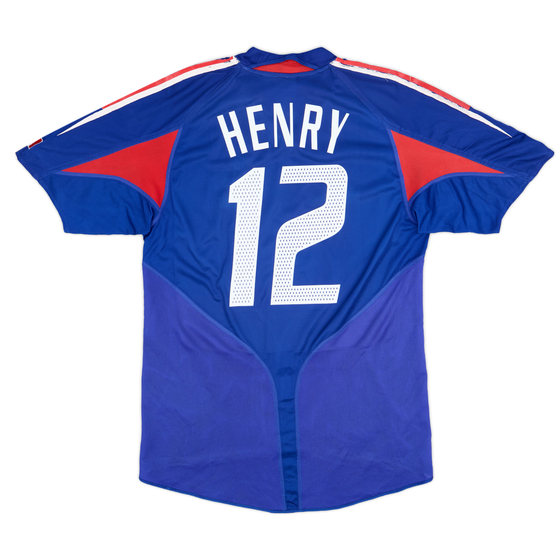 2004-06 France Home Shirt Henry #12 - 4/10 - (M)