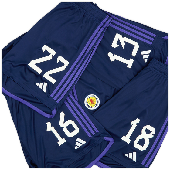 2022-23 Scotland Home Shorts # - As New - (L)