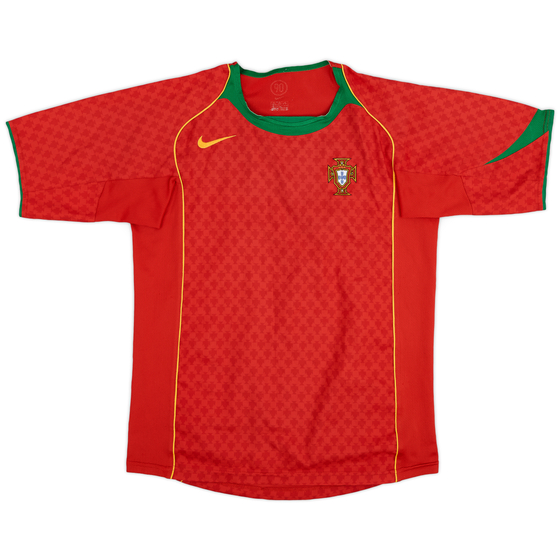 2004-06 Portugal Home Shirt - 9/10 - (XL.Boys)