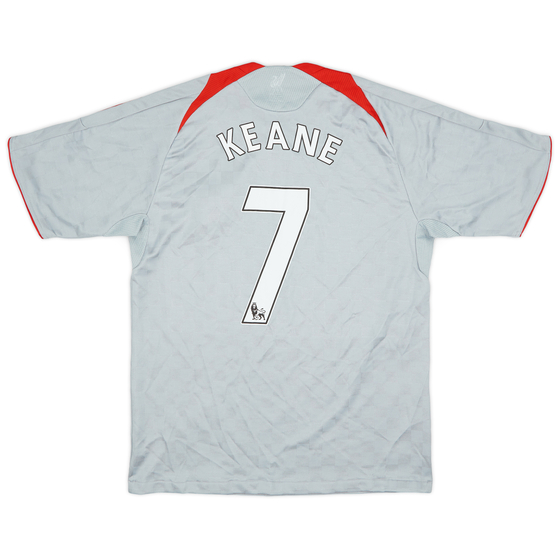2008-09 Liverpool Away Shirt Keane #7 - 9/10 - (XL.Boys)