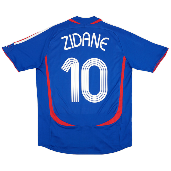 2006-07 France Home Shirt Zidane #10 - 9/10 - (M)