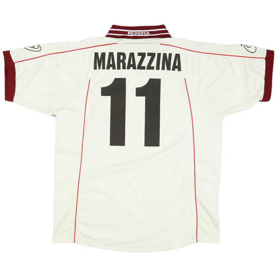 2000-01 Reggina Away Shirt Marazzina #11 - 9/10 - (L)
