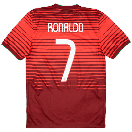 2014-15 Portugal Home Shirt Ronaldo #7 - 9/10 - (S)